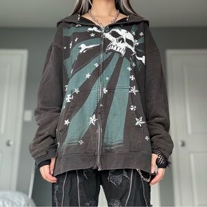 Skull Graphic Hoodie